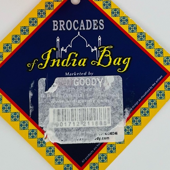 Brocade Crossbody Clutch/Purse by Indian Artisan Families, NWT - Picture 11 of 13